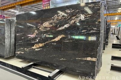 Роскошный гранит Nebula из черного камня
